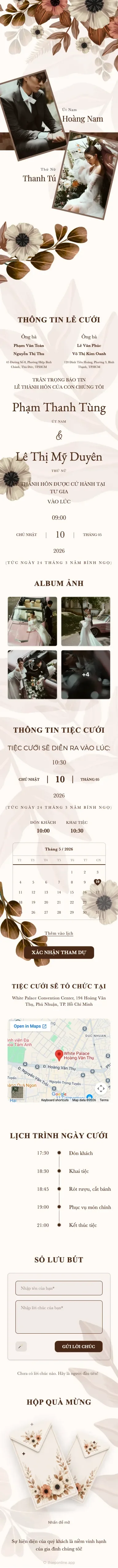 Hoa Mộc - Nâu