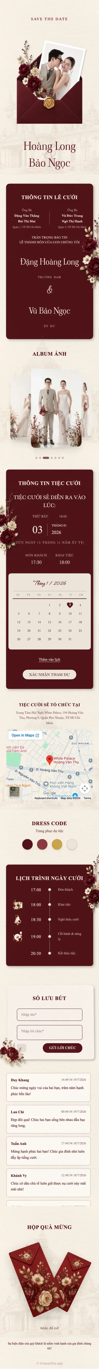 Minimalism - Đỏ Đậm