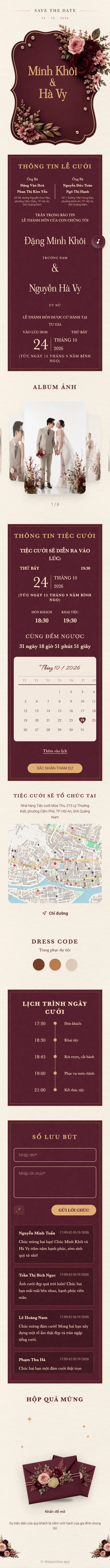 Hoa Hồng - Đỏ Rượu